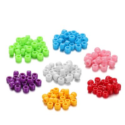 China DIY Jewelry Bucket 6X9 Ball Big Pearl DIY Puzzle Bead Powder Material Handmade Plastic Shiny Trims Accessories Accessories for sale