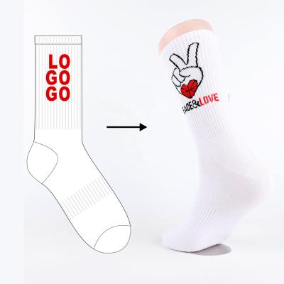 China Custom Breathable Socks Cartoon Women Booties Cotton Women Cute Love Women Booties Men for sale