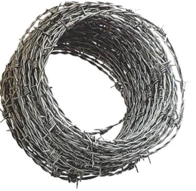 China Factory Hot Dipped Galvanized Barb Wire Fencing Coil Roll Barbed Wire Iron Wirelow Price Barbed Wire for sale