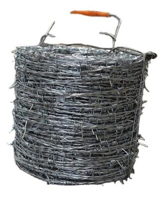 China Galvanized Barbed Wire Protection Anti-corrosion Hot Dipped Galvanized Double Strand 12 Gauge Iowa Barbed Wire for sale