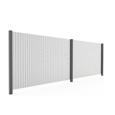 China Hot Sale New Design Cheap Iron Fence Panel Steel Hot Dipped Galvanized Wire Mesh 358 Clear View Fence for sale