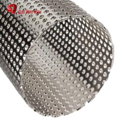 China Stainless Steel Round Hole Perforated Metal Mesh Customized for sale