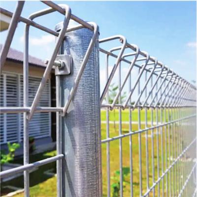 China High Quality Cheaper Ornamental Iron Fence High Strength Roll Top  Welded Wire Mesh Fence Panel for sale