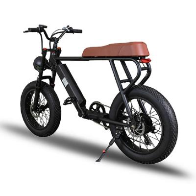 China Free Shipping Retro Cheap Price China 48v Vintage Aluminum Alloy Fat Tire Adult Mountain Assist Ebike Cycle E Bike Electric Bicycle For Sale for sale