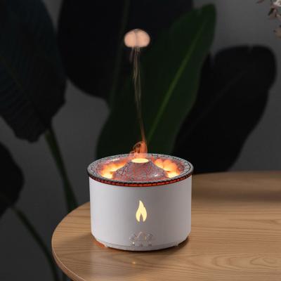 China Car Flame Aromatherapy Scent Diffuser Machine Aroma Diffuser USB Air Humidifier Aroma Diffuser For Office Desk for sale