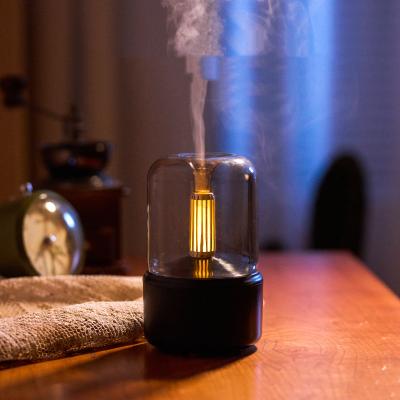 China Portable Mini Aroma Flame Jellyfish Diffuser Ultrasonic Diffuser Humidifier Air Nebulizer Diffuser for sale