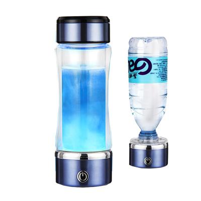 China Easy Operate Portable Desktop Hydrogen Water Bottles Rich Generator Electrolysis Water Drinkable Alkaline Hydrogen Generator for sale