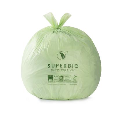 China Size Expanded Biodegradable Trash Bags for Bathroom Bedroom Office Kitchen Trash Can Beige for sale