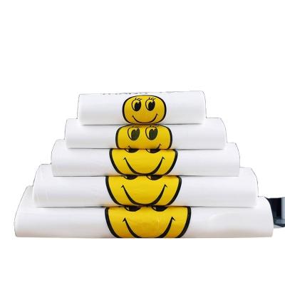 China Easy Open System Colored T Shirt Bags For Household Products From PE Bag Custom Printed for sale