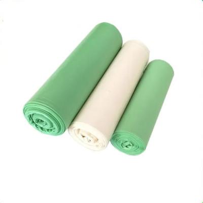 China 510*480 Waste Biodegradable Compostable Carry Bags Square Bottom PBAT And Cornstarch for sale