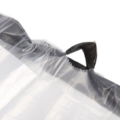 China Customized Logo OEM Large Trash Bags With Drawstring Handle HDPE Material Structure for sale