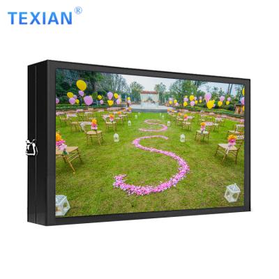 China Outdoor Promotion Advertising Machine 75 Inch High Brightness Outdoor Wall Mounted LCD Advertising Display for sale