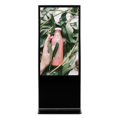 China Indoor 55inch Floor Standing Diversified LCD Advertising Display Advertising Display Screen All In One for sale