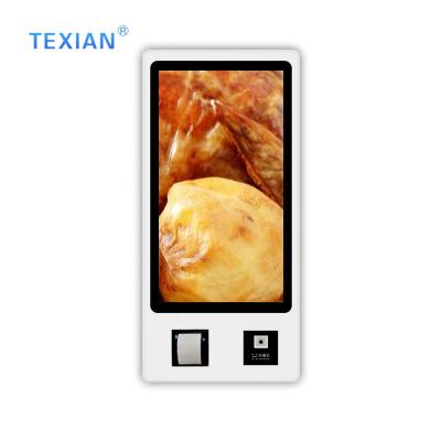 China Self Service Restaurant Kiosk Self Service Kiosk Desktop Self Service Kiosk For Fast Food 32inch Camera for sale