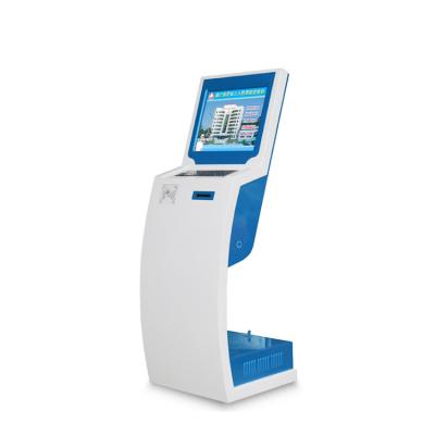 China Touch screen photo printer and advertise thermal printer touch kiosk with printer and qr code 17inch for sale