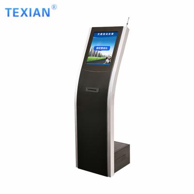 China 17inch Ticket Machine Intelligent Queuing System Stand Management Machine Self Service Queuing Kiosk for 17inch Hospital for sale