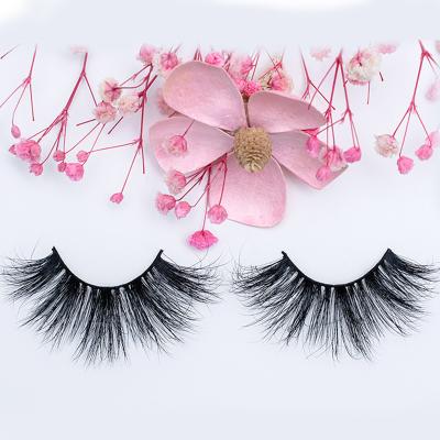 China Wholesale Thick Volume Mink Fluffy 5D 20Mm Mink Eyelashes Eyelashes Box Packaging With Eyelash Glue Liner for sale