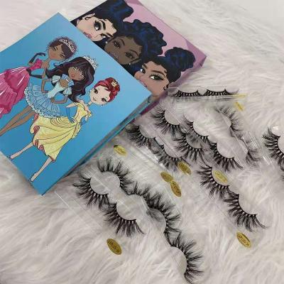 China Deep 18Mm Mink Wholesale Eyelash Case Lash Box 5D 25Mm Mink Eyelashes 3 Pair Eyelashe Packaging Boxes for sale