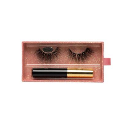 China 25-30 Times 3D Mink Eyelashes Vendor 5 Magnets Magnetic Eyelash With Magnetic Eyeliner Set Lash Packaging Box for sale