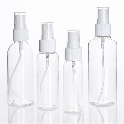 China Personal Care 50ml 100ml Plastic Mist Sprayer Bottle Set Easy Carry Perfume Bottles With Strong Bag Or Box For Travel Skin Care for sale