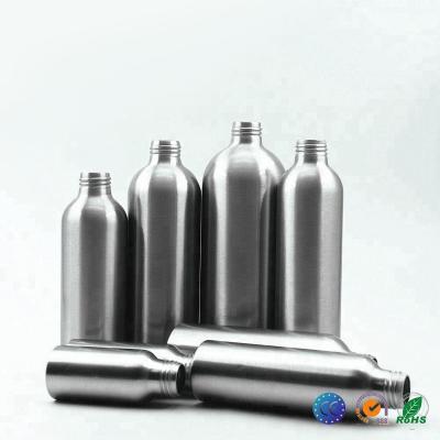 China Cosmetic Products 500ml Aluminum Bottle For Spray , Shampoo , Olive Oil for sale