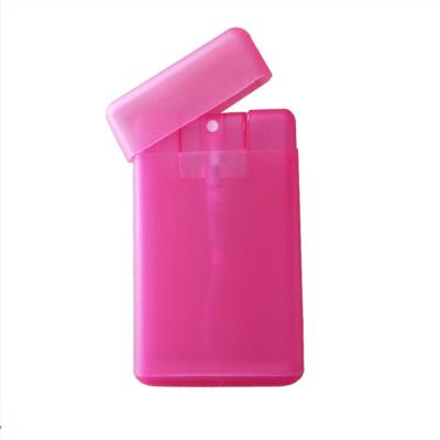 China Cosmetics Credit Card Hand Mist Spray Bottle Hand Pump Perfume Bottle Facial Mist Sprayer for sale