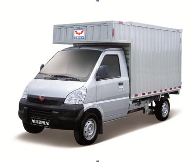 China Brand new SAIC-GM Wuling Rongguang Mini truck with cargo van box 4X2 LHD gasoline 4490*1610*1900 for sale