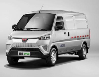 China Wuling fabric brand new LHD electric 4X2 mini van truck for sale