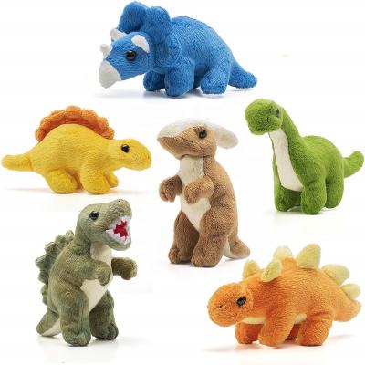 China Plush Stuffed Novelty Dinosaur Plush Toy Set Children Gift Stuffed Dragon Animal Toys for sale