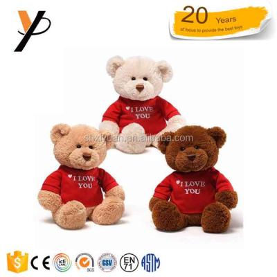 China Funny Stuffed Plush Small Mini Teddy Bear Teddy Bear With Shirt for sale