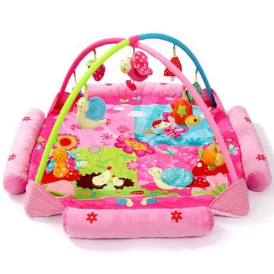 China Soft Toy Plush Baby Play Mat Baby Toys Blankets Playmat Baby Toys Newborn Soft Crawling Mat for sale