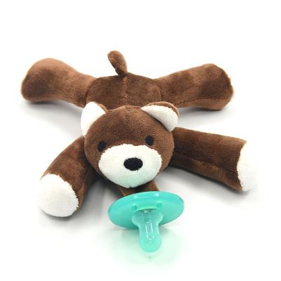 China Plush Toy Stuffed Animals Baby Pacifier Hot Selling Lovely Plush Baby Product for sale