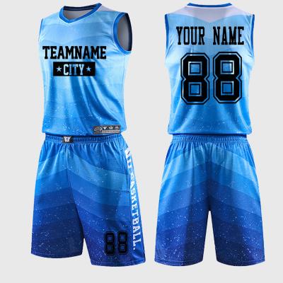 China Breathable Wholesale Customizable Youth Basketball Uniform For Teenager And Team Wear for sale