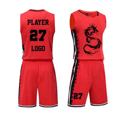 China 2021 Basketball Team Uniform Antibacterial Youth Jersey Basketball Uniforms White Basketball Wear for sale