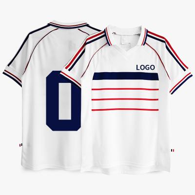 China Custom Made Custom Retro Soccer Jersey Quick-Drying Football Tank Tops Soccer Jersey for sale