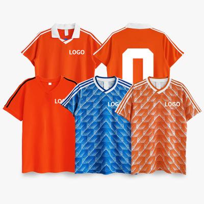 China Retro Quick Dry Soccer Shirt Soccer Wear Soccer Jersey for sale