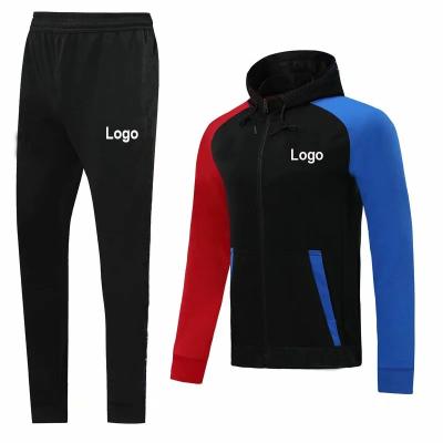 China Breathable Adult Hoodies Plus Size Men Set And Pant Soccer Tracksuit Club Team Soccer Hoodies Set for sale