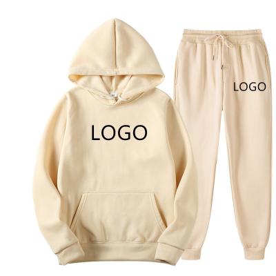 China Custom Logo Women's Breathable Hooded Men's Unisex Jogging Sweatsuit Ladies Tracksuit Set For Set Tracksuits for sale