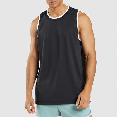 China QUICK DRY Men's Tank Tops Gym Cotton Workout Cotton Muscle Sportswear Sleeveless Vest Fashion Clothing Bodybuilding Singlets Vest for sale