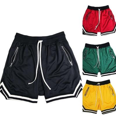 China Anti-Wrinkle OEM Custom Design High Quality Hot Sale Sports Gym Mens Mesh Track Shorts 100%cotton Made in China for sale