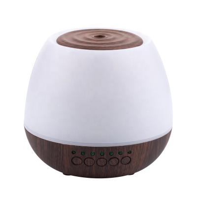 China Household Log Fragrance Essential Oil Aroma Diffusers with 7 Colors Night Lights for sale