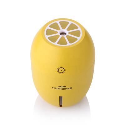 China Creative Usb Mini Air Humidifier For Office Hotel 180ML Colorful Lemon Home for sale