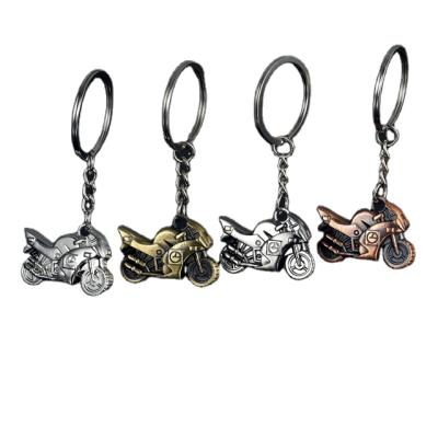 China Custom Father's Day Gift Keychain Fashion 3D Logo Key Chain Motorcycle Metal for sale