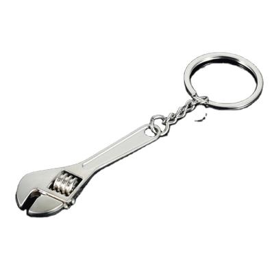 China Fashion Creative Mini Tools Flexible Wrench Key Ring Metal Mini Wrench Tools Key Chain for sale