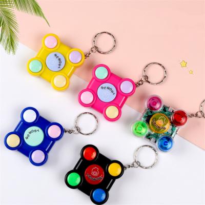 China Wholesale Fashion Kids Memory Game Keychain Training Plastic Handle Mini Joystick Keychain for sale