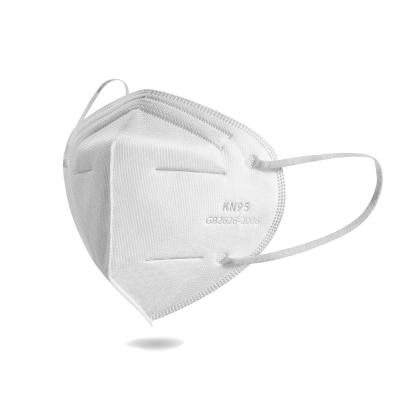 China Face Mask KN95 5layers Nonwoven Fabric+ Melt Blown Protective Face Mask On List White GB 2626-2006 White Color for sale