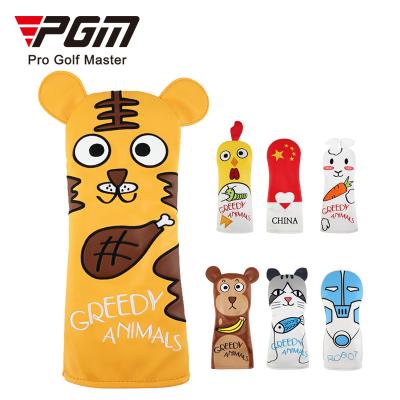 China Cartoon Waterproof Shape PU PGM 1/3/5/UT Wooden Culb Head Cover for sale