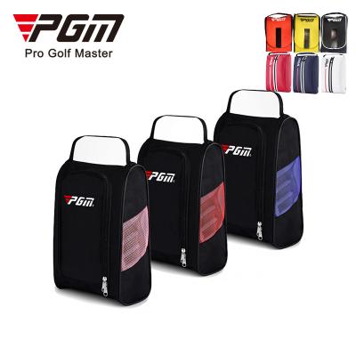 China Wholesale PGM nylon portable shoes bag outdoor perdonalized golf shoe golf bag for sale