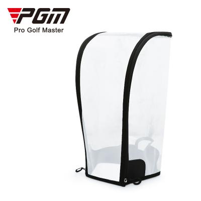 China Stylish Colorful Clear Transparent Colored Waterproof Universal Golf Bag Hat PGM Golf Bag Hat For Most Golf Bags for sale