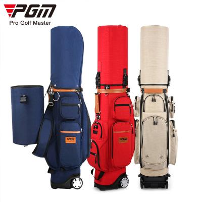 China PGM Shell Pressure Resistance Multifunction Travel Nylon Hard Golf Bag With Anti-theft Code Lock for sale